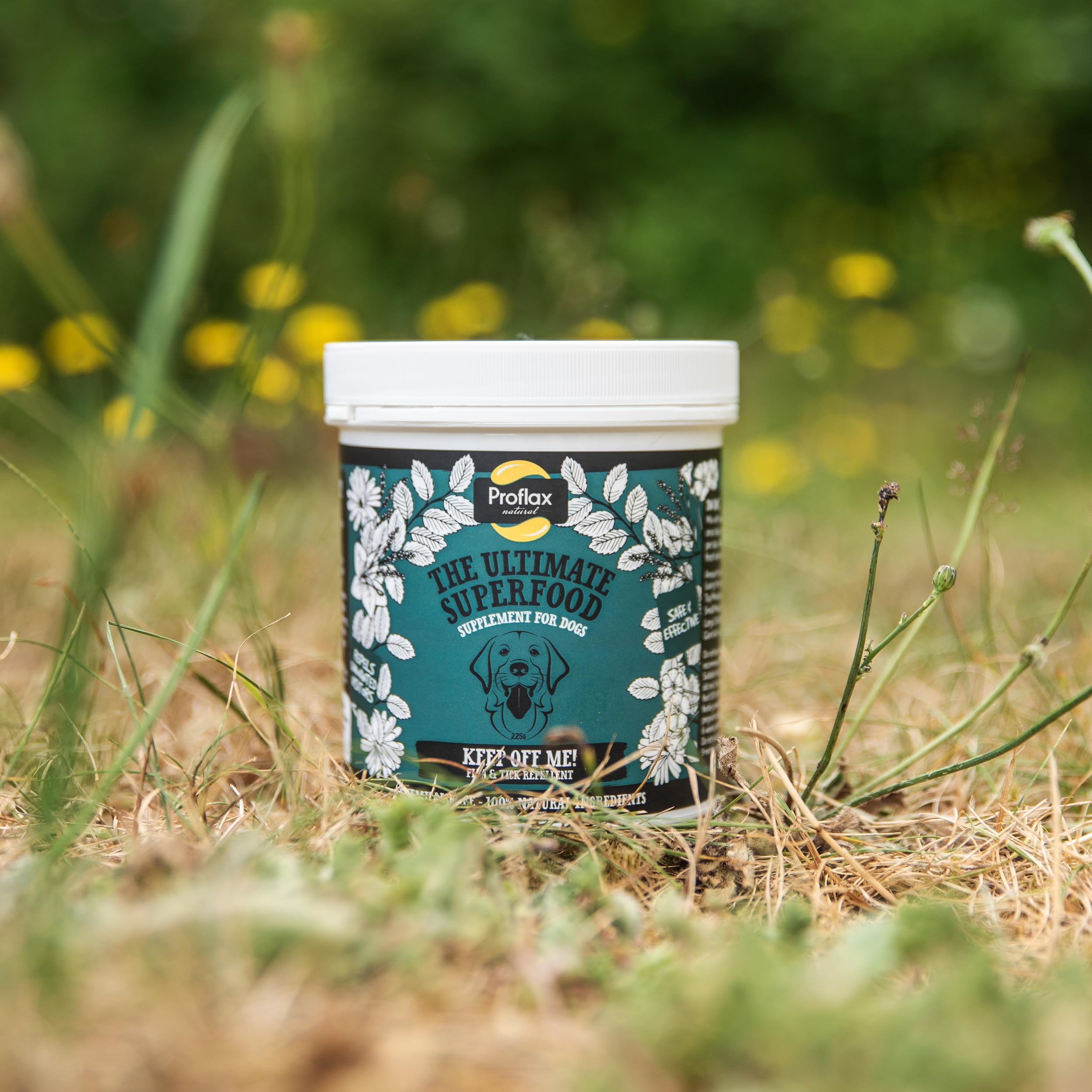 Proflax Keep Off Me! Flea, Tick & Mite Defence for Dogs - Herbal Daily Skin & Gut Blend - 225g - Image 2