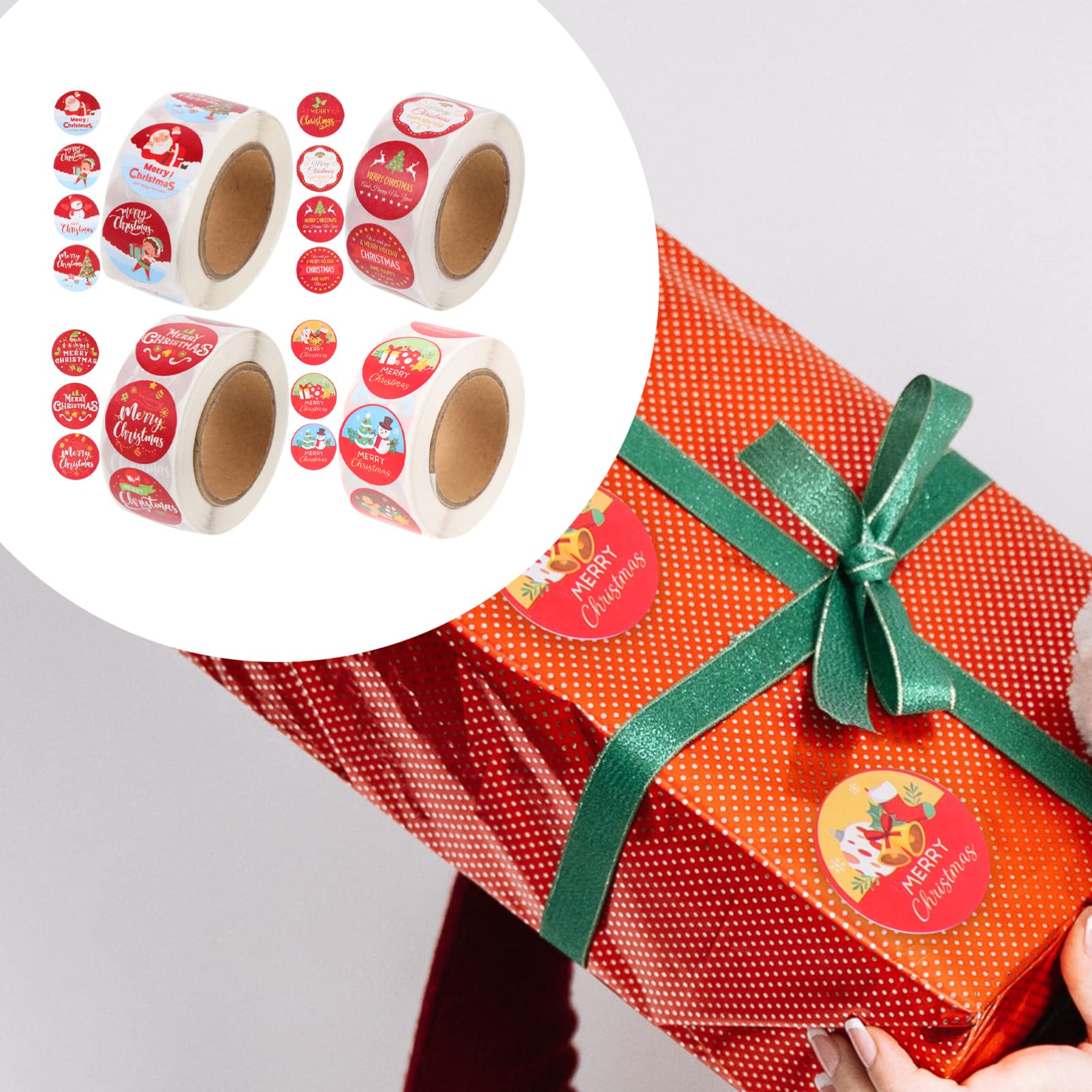 5 Set Adesivi Natalizi Ornamenti Busta Di Natale Sigilli Adesivi Stickers Natalizi Stickers Natale Decorazioni Matrimonio Sigillanti Per Confezioni 4 Pezzi * 5