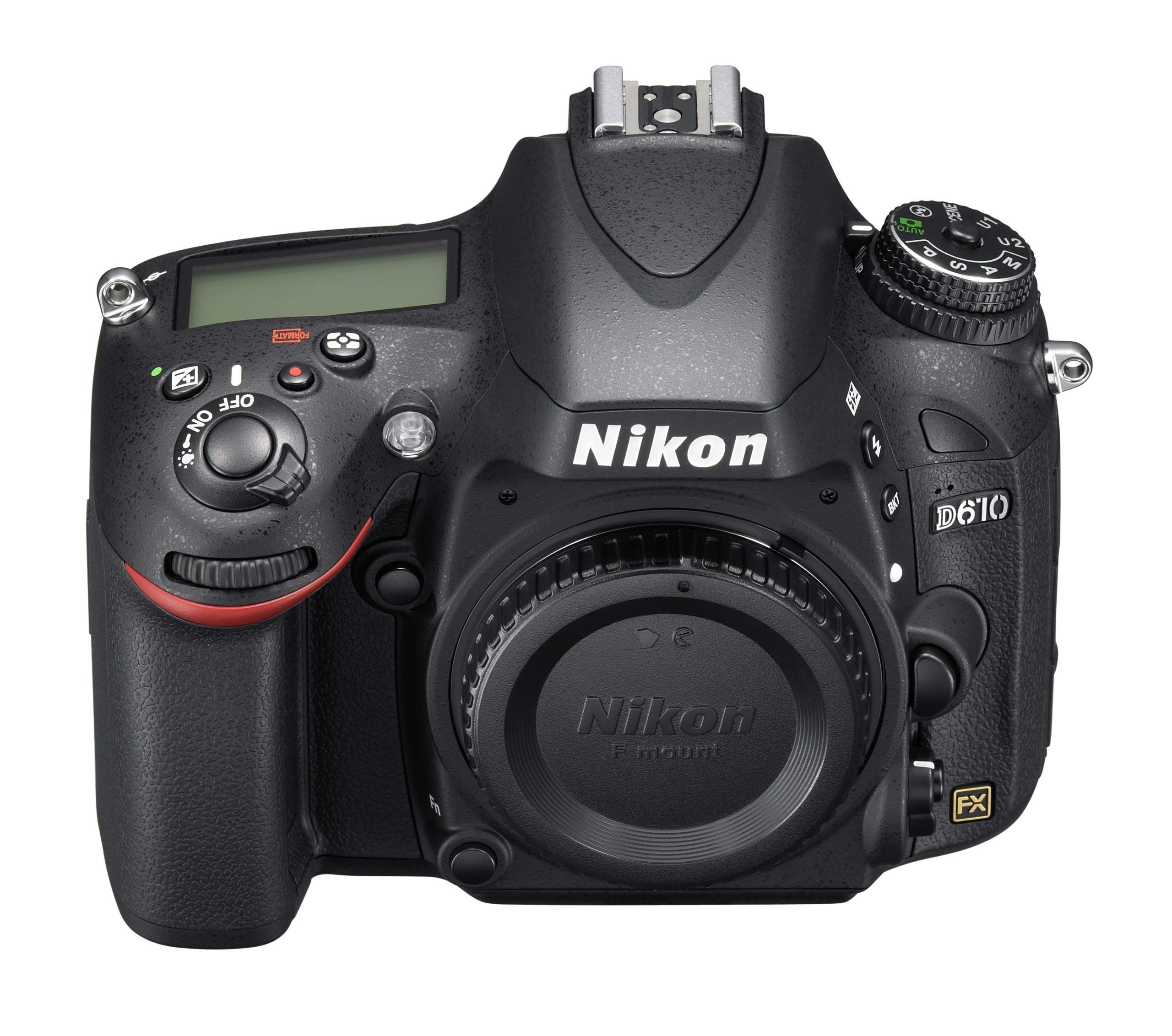 Nikon D610 SLR-Digitalkamera (24,3 Megapixel, 8,1 cm (3,2 Zoll) Display, Full HD, Superempfindliches AF-System) nur Gehäuse schwarz (Generalüberholt)