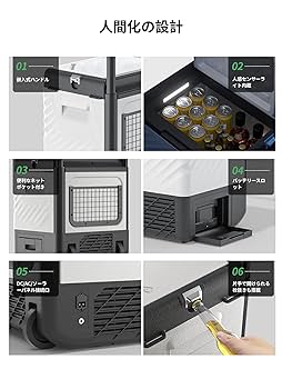 美品F40C4TMP バッテリー1個付き Amazon.co.jp: F40C4TMP 車載冷蔵庫専用バッテリー 大容量 220Wh