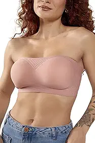 Sutiã Comfort Line Tomara Que Caia Sem Alça Com Sustentação Multiuso Fita Up