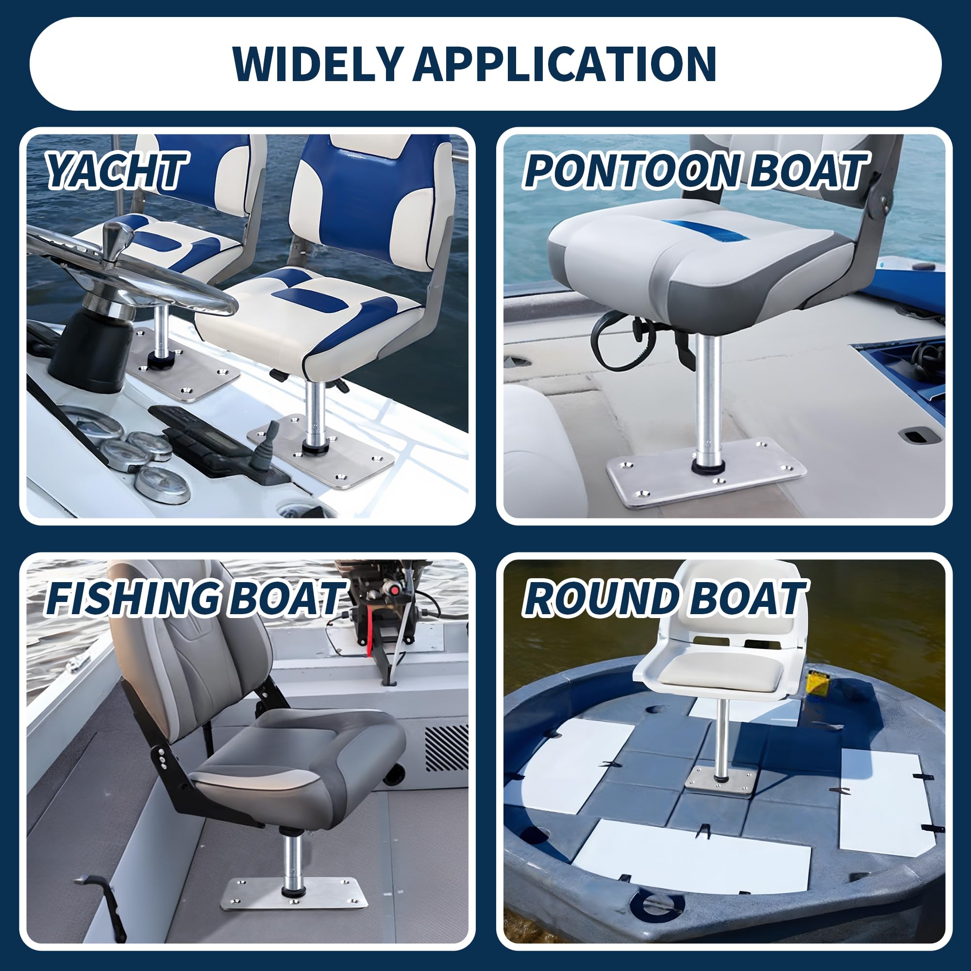 【buuun(•ө•)⚓︎】 XinKunmarine Boat Seat Base 9