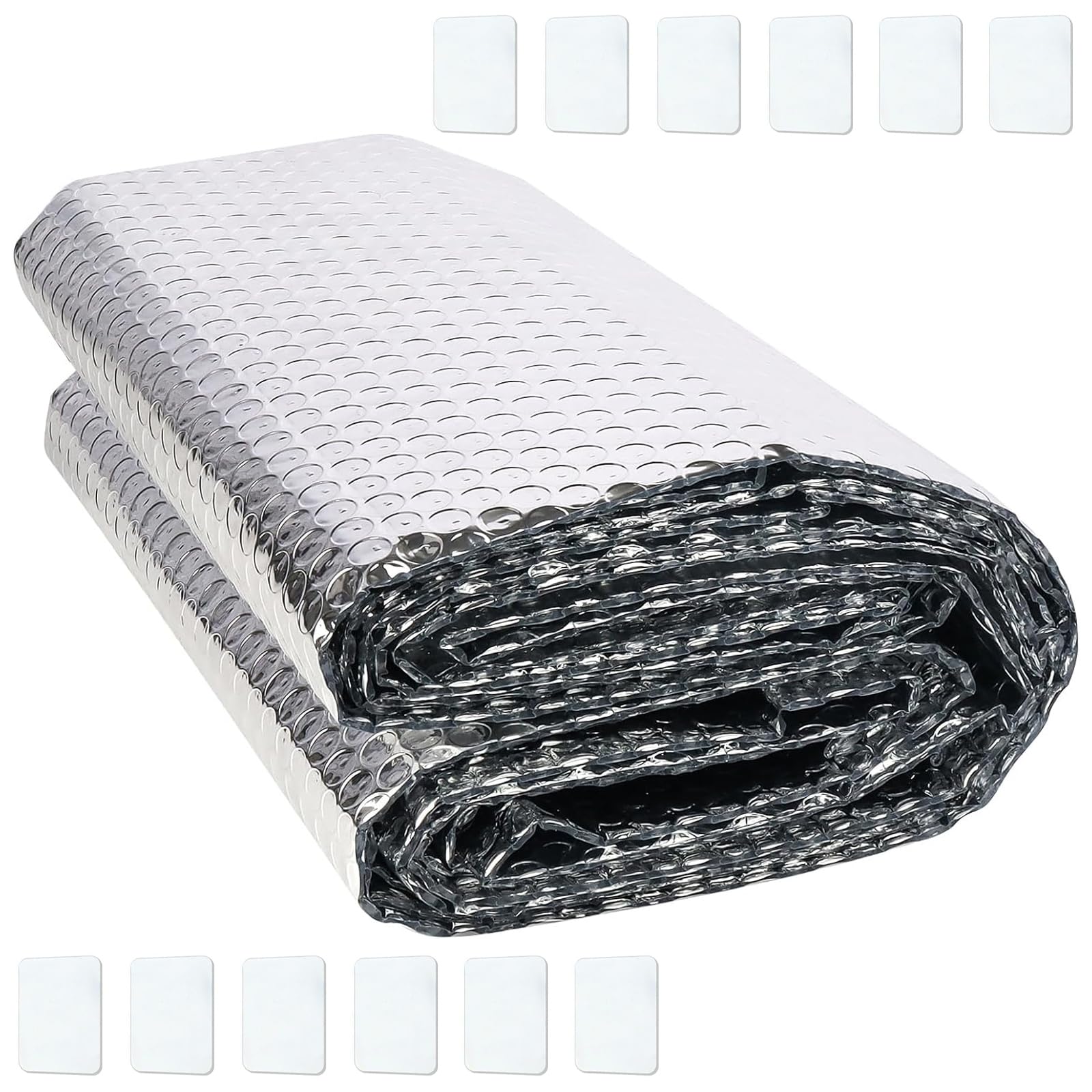 Aislante Radiadores,Lámina Aislante5 m x 0,6 m x 3 mm,Aislante Reflexivo Termico,Lámina Aislante Doble Cara para Frío y Calor,Aticos,Garaje,Ventana,Protección Contra el Frío