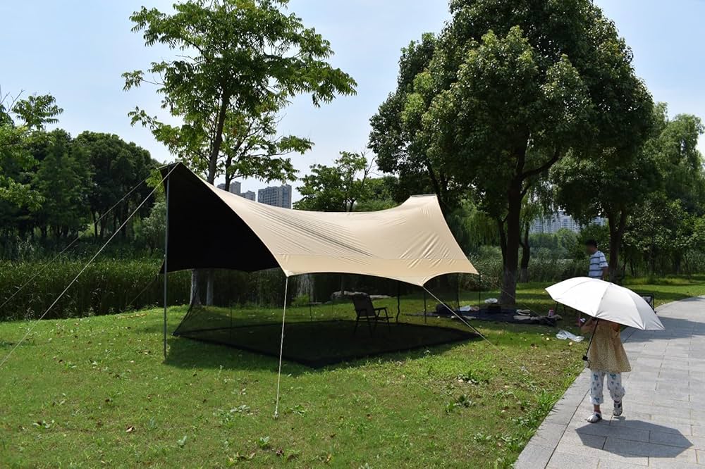 【美品】ハーブテント　傘と幕セット　おまけ付き 619tyfMtlHL._AC_UL210_SR210,