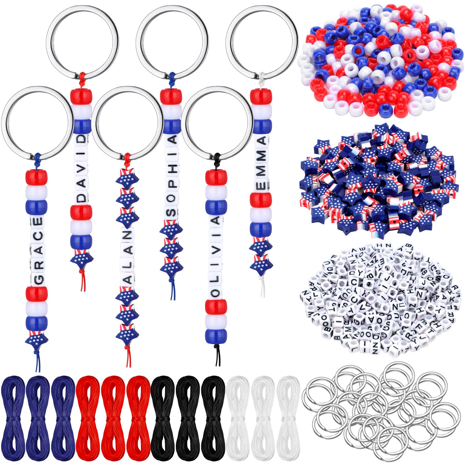 Patriotic Keychain Craft Kit