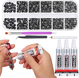 接着ジュエリー接着剤 - ジュエリー製作のための接着剤とラインストーン - ジュエリーグルーを使った使いやすい指のアクセサリー