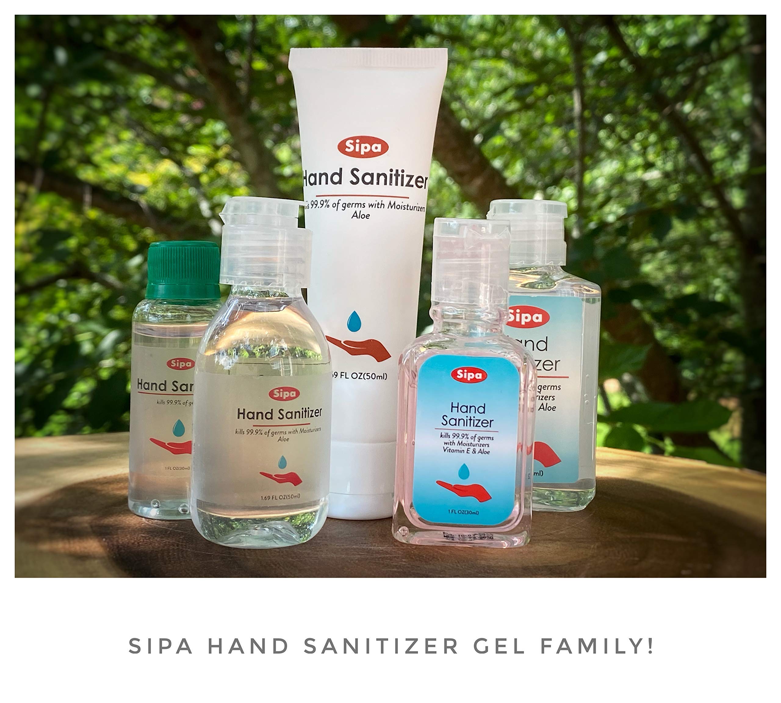 Amazon.com : SIPA Hand Sanitizer 1.69 oz/ 50 ml, Travel Size