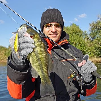 Bencailor Winter Fingerless Fishing Gloves