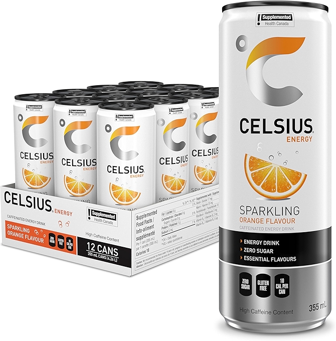 CELSIUS 经典橙味气泡能量饮料