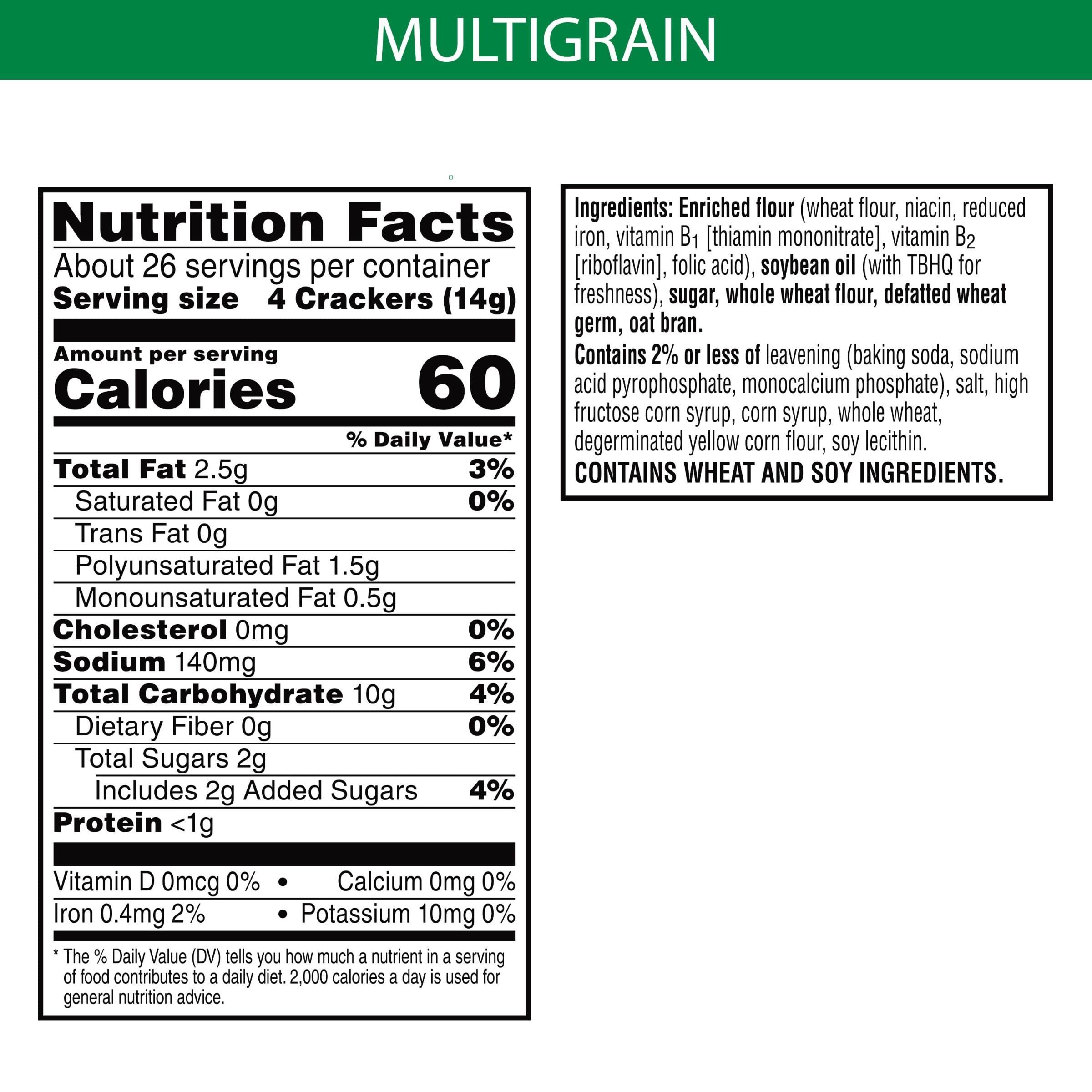 Keebler Crackers Multigrain Toppers