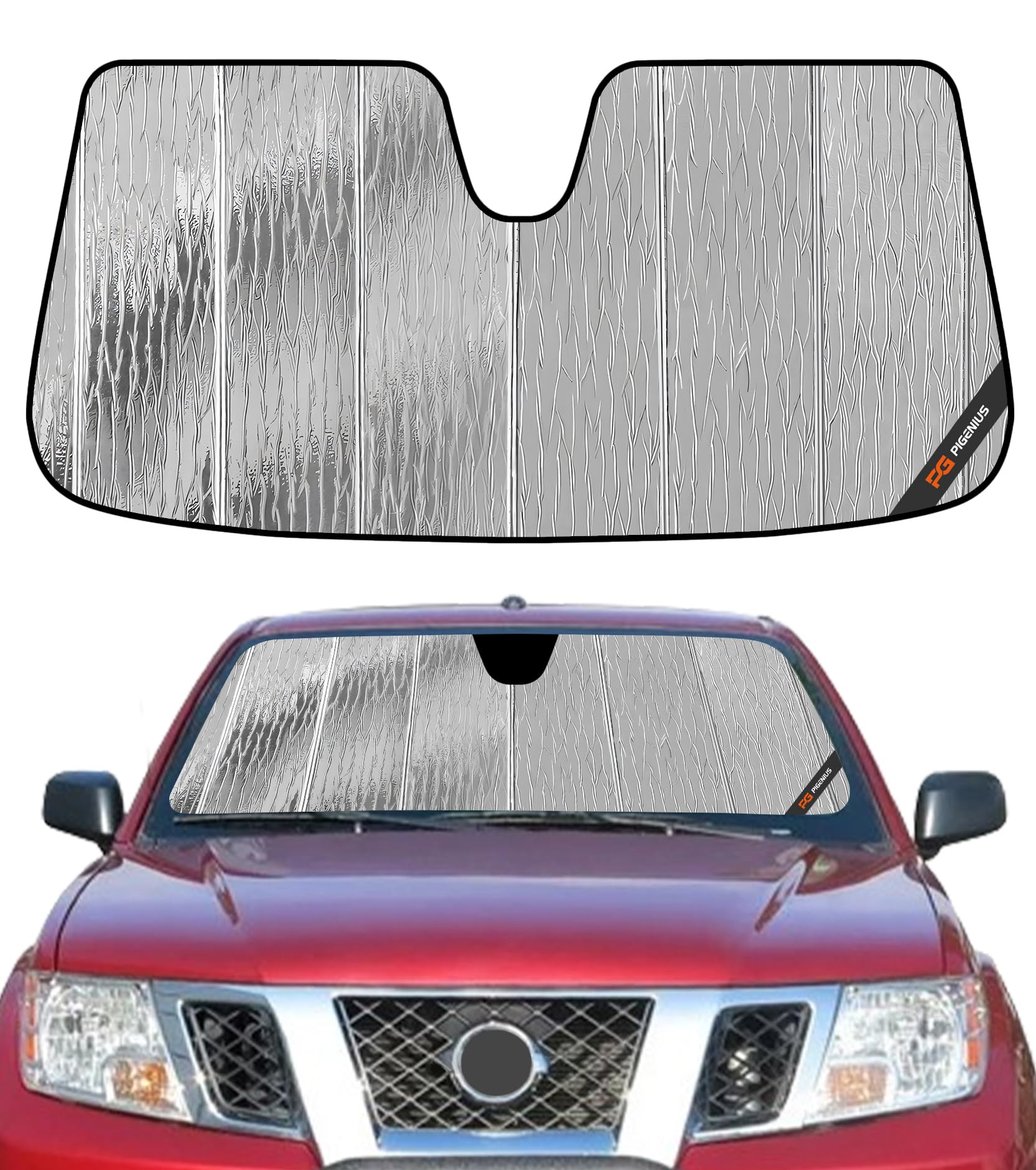 Amazon.com: Pigenius Windshield Sunshade for Nissan Frontier 2005