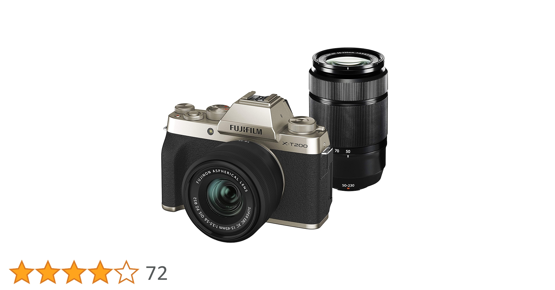 Amazon | 富士フイルム(FUJIFILM) ミラーレス一眼カメラ X-T200ダブル