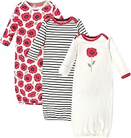 Vista 20 de Touched by Nature - Camisones unisex de algodón orgánico para bebé Margarita