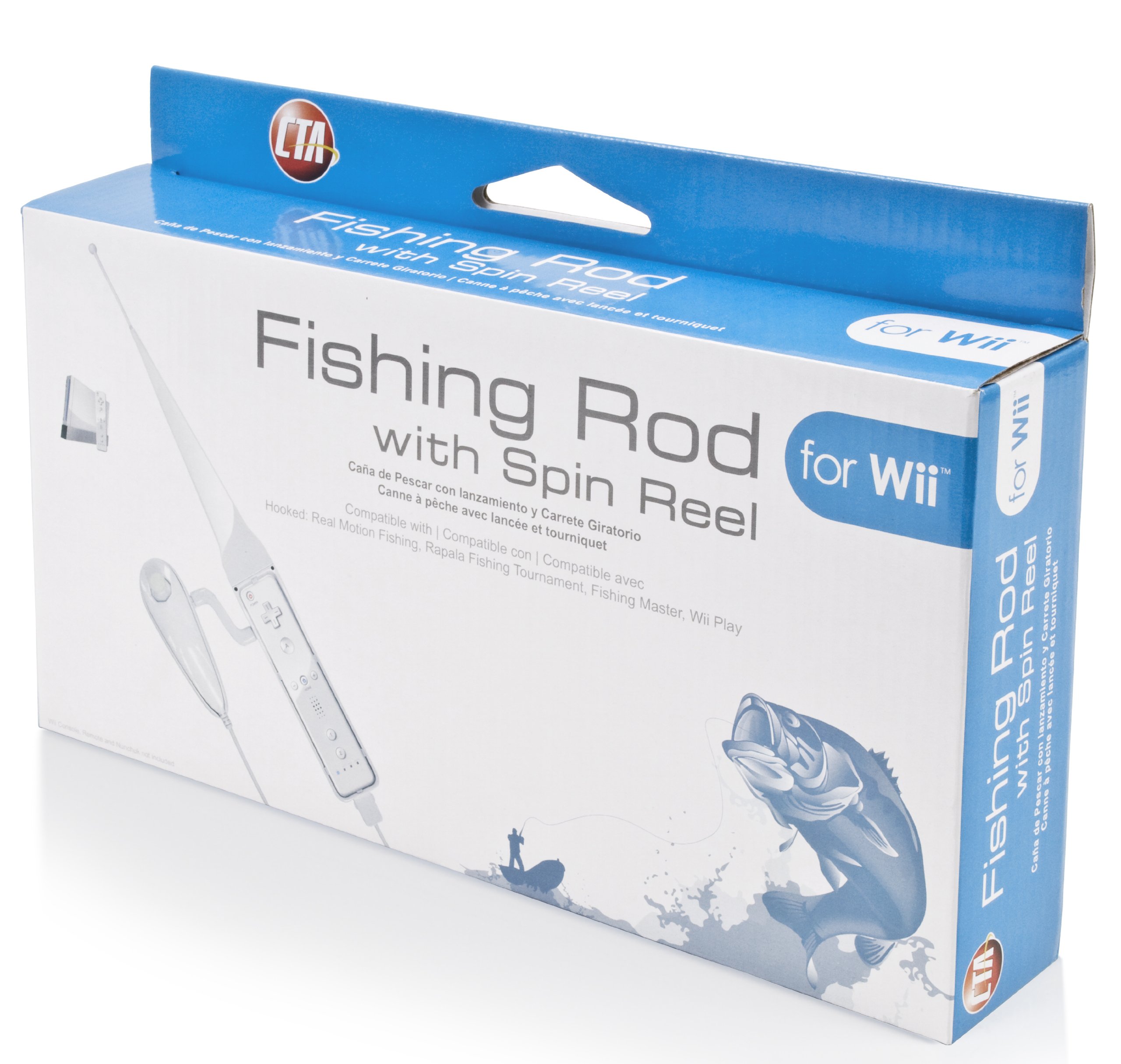 best wii fishing pole Amazon.com: Wii Fishing Rod with Spin Cast Reel : Video Games