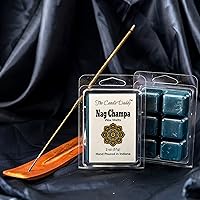 Vista 2 de The Candle Daddy Nag Champa Incense Scented Melt- Maximum Scent Wax Cubes/Melts- 1 Pack -2 Ounces- 6 Cubes