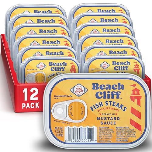 Miniatura 4 de Beach Cliff Sardinas en salsa picante Louisiana, latas de 3.75 onzas, 18 unidades
