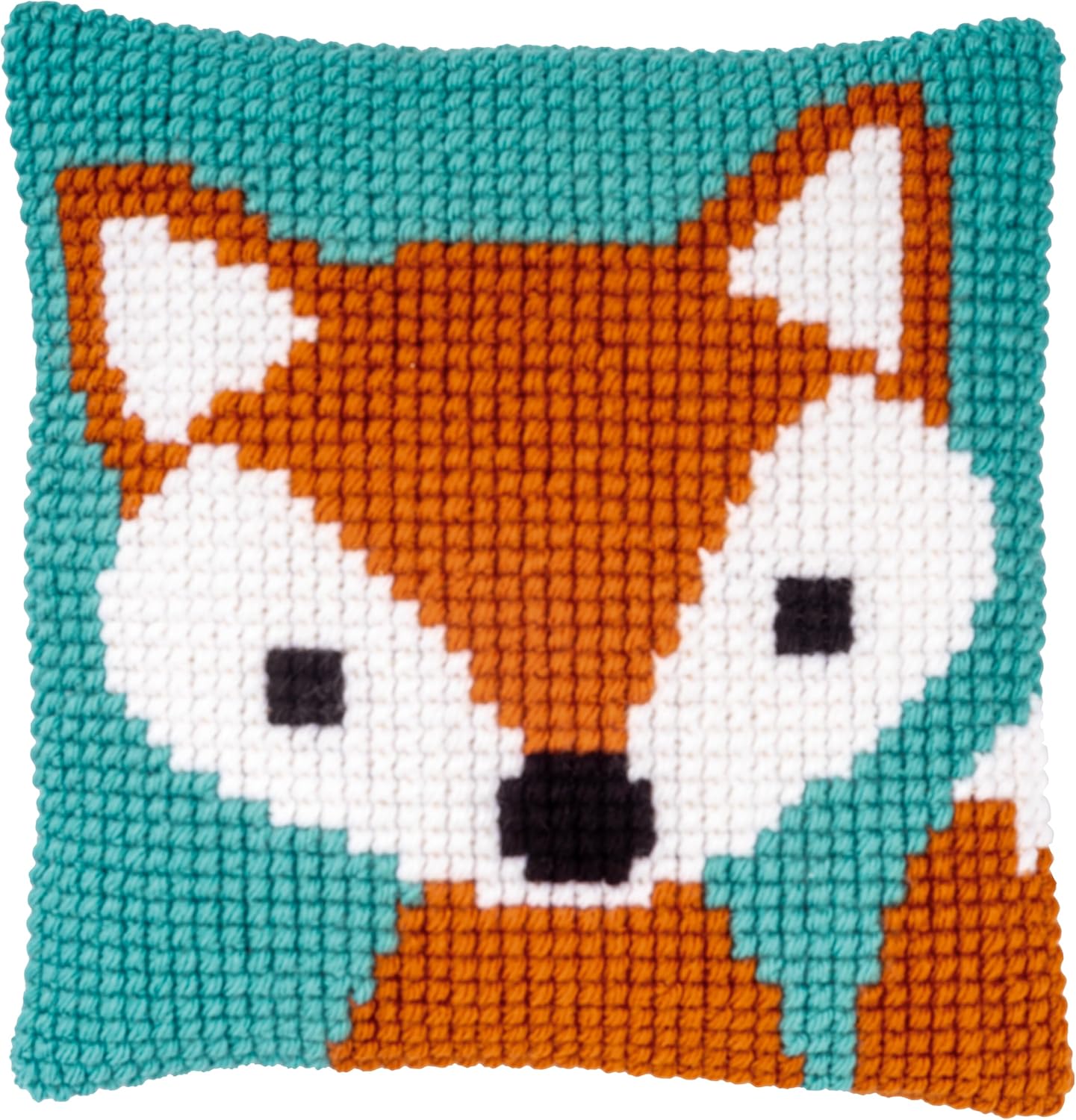 Vervaco Cross Stitch Cushion The Little Fox 25 x 25 cm