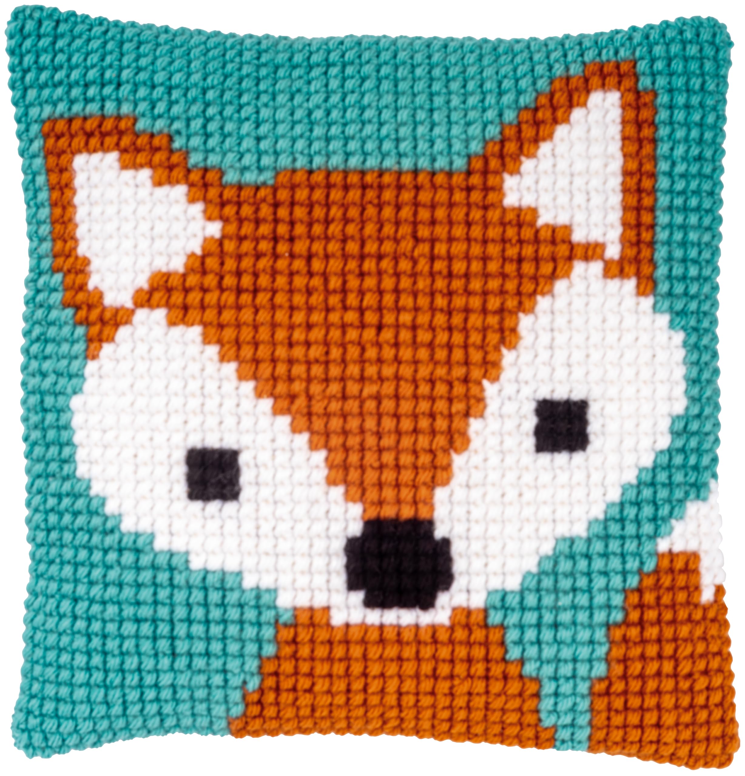 Vervaco Cross Stitch Cushion The Little Fox 25 x 25 cm