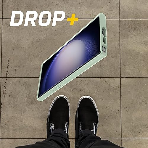 Miniatura 6 de OtterBox Galaxy S23 Ultra (solamente) - Funda Symmetry Clear Series - Leaf It Alone (verde) - Compatible con carga inalámbrica - Bordes elevados