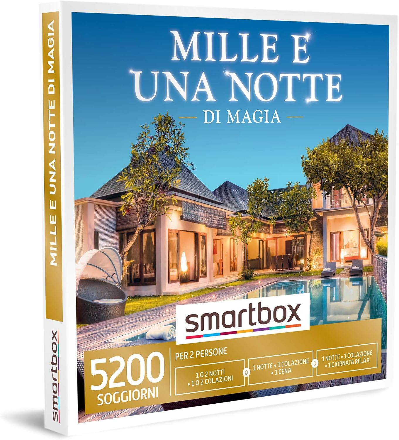 Smartbox Weekend di Lusso per Due — cofanetto esperienza soggiorno e spa in strutture selezionate