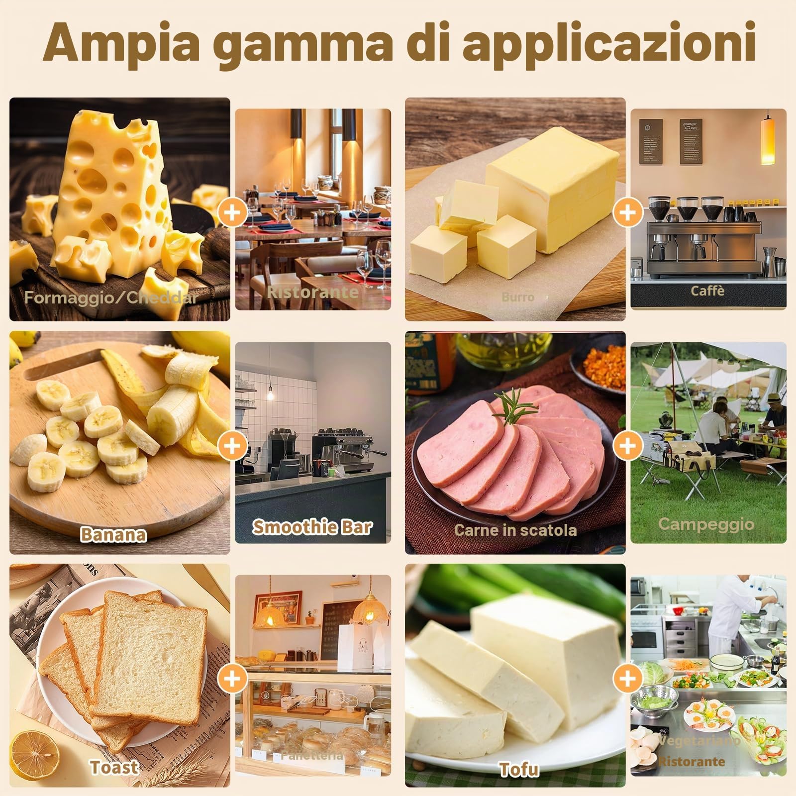 Affettatrice per Formaggio Commerciale, Cutter per Formaggio Cheddar con Spessore di 1cm e 2cm, Lama in Filo d'acciaio Inox 316, Ideale per Ristoranti, Panifici, Catering e Cucine Domestiche