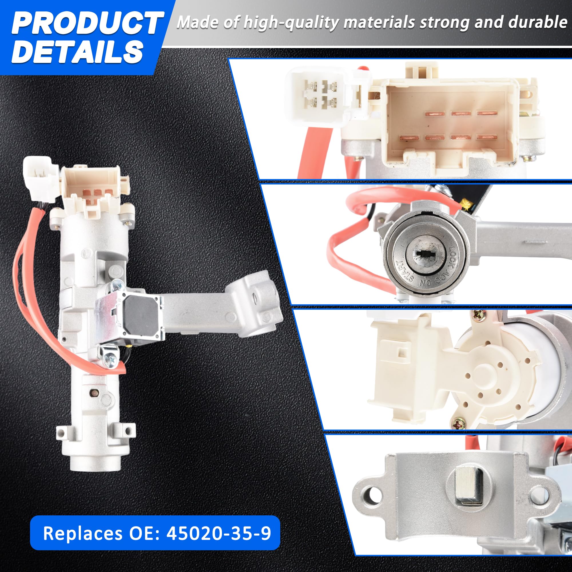 Amazon.com: GrteRokky Ignition Switch Lock Cylinder Assembly with