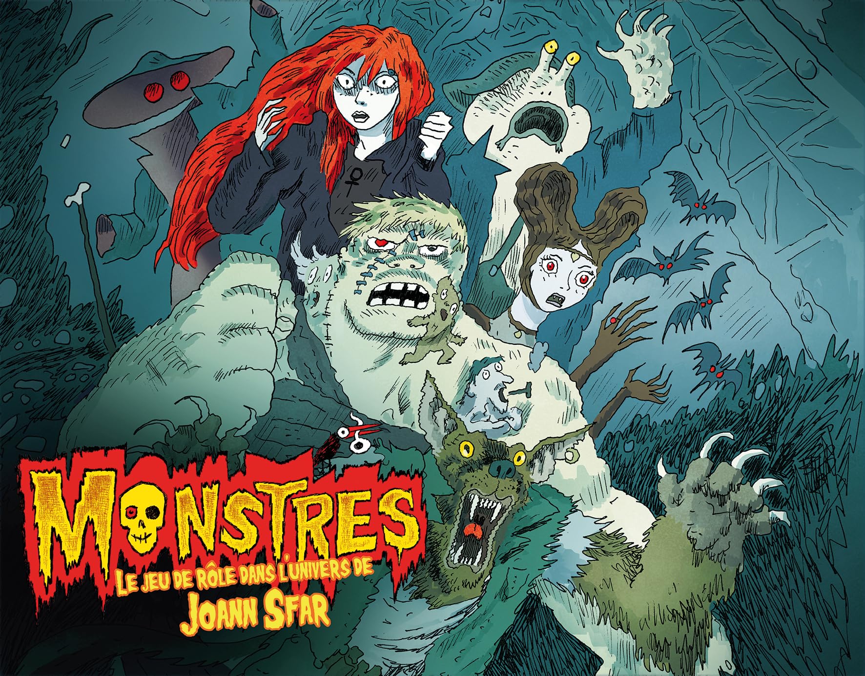 Monstres : Le Jeu de Rôle dans l'univers de Joann Sfar - Jeu de Société