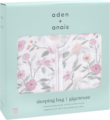 Miniatura 10 de aden + anais Saco de dormir para bebé, manta de envolver para niñas y niños, saco de dormir para recién nacido, transpirable y ligero