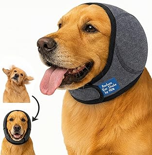 No-Shake Ear Wraps for Dogs: Breathable Bonnet to Stop Shaking & Aid Aural Hematoma Recovery