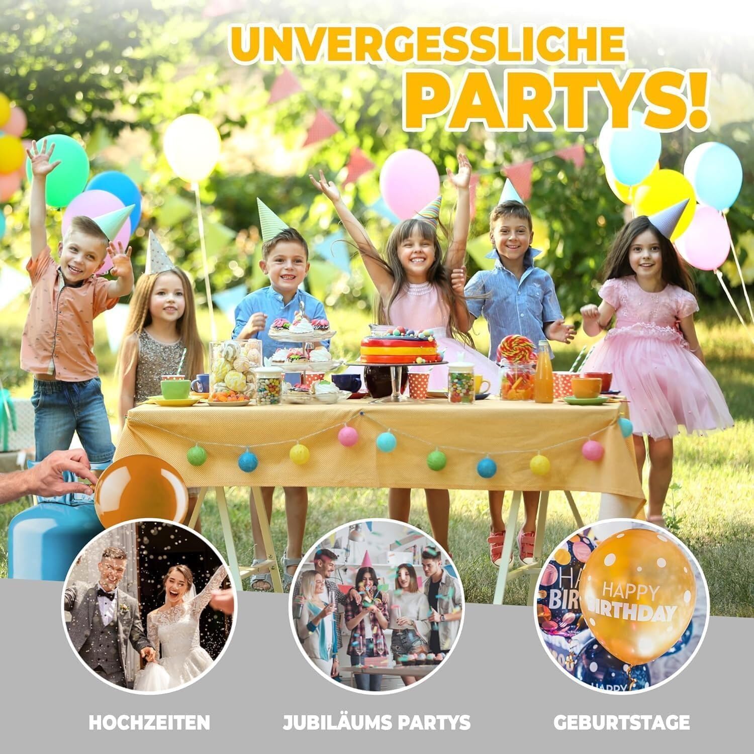 Brogaz 2x Ballongas [für ca. 180 Luftballons]– Helium Balloon Gas – Ballongas - 2x HeliumGasflasche inkl. STAHLMANN ® Informationsblatt (für ca. 180 Luftballons)