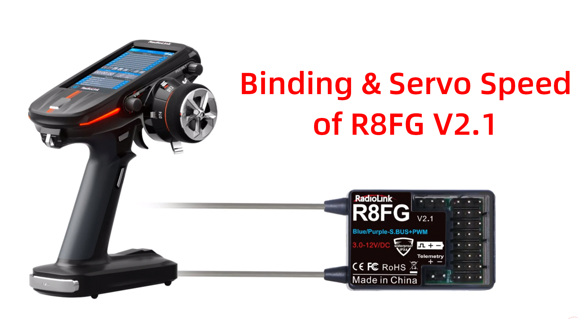 Amazon.com: Radiolink 2.4Ghz R8FG 3ms Latency 8 Channels