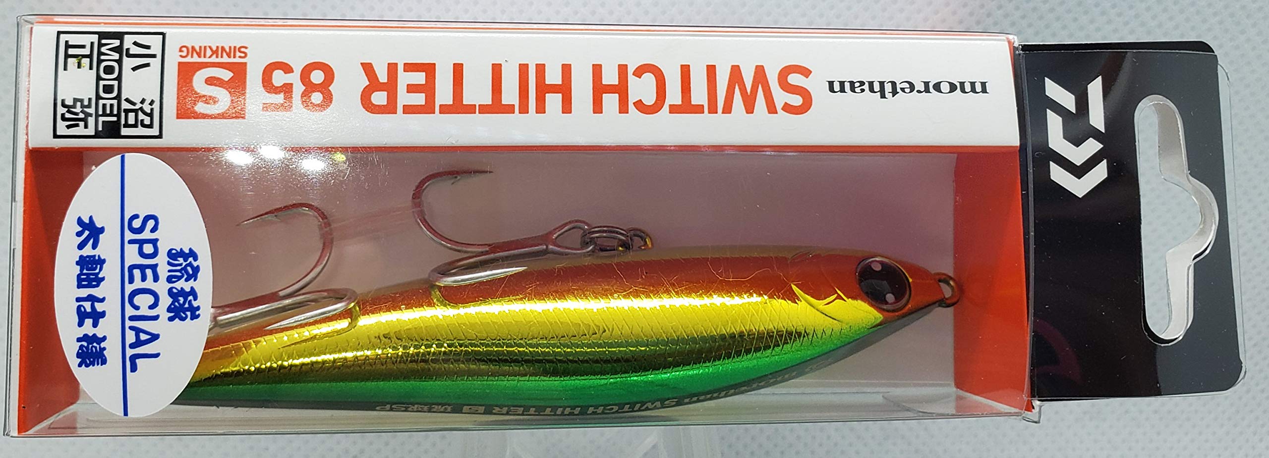 DAIWA SWITCH HITTER ８５S クリア・グリーンゴールド ２個 Amazon.co.jp: ダイワ(DAIWA) シーバス モアザン スイッチヒッター