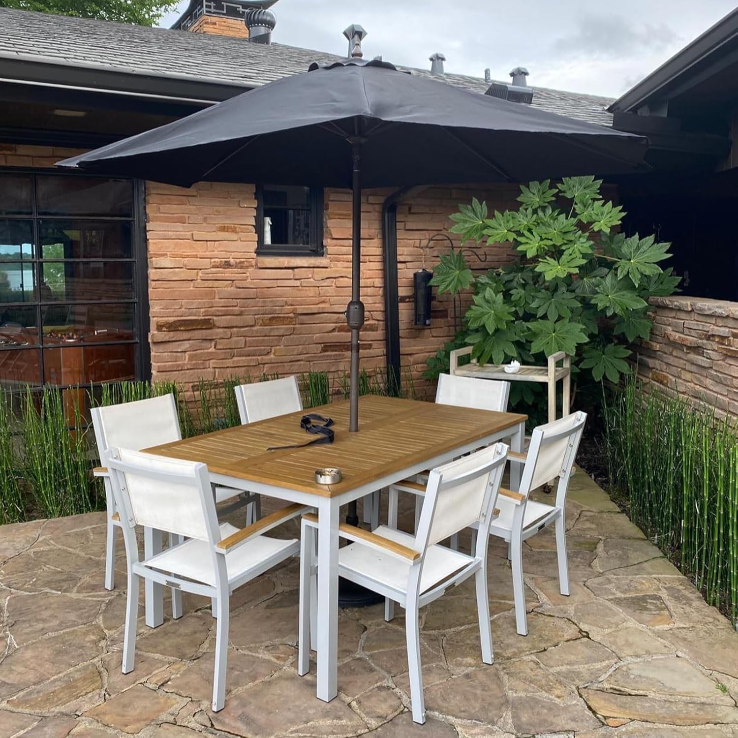 Replacement Parasol Cover, Waterproof Sun Umbrella Canopy for Garden, Patio, Yard, Beach, Pool, Market Table - Durable and Versatile for Outdoor Use