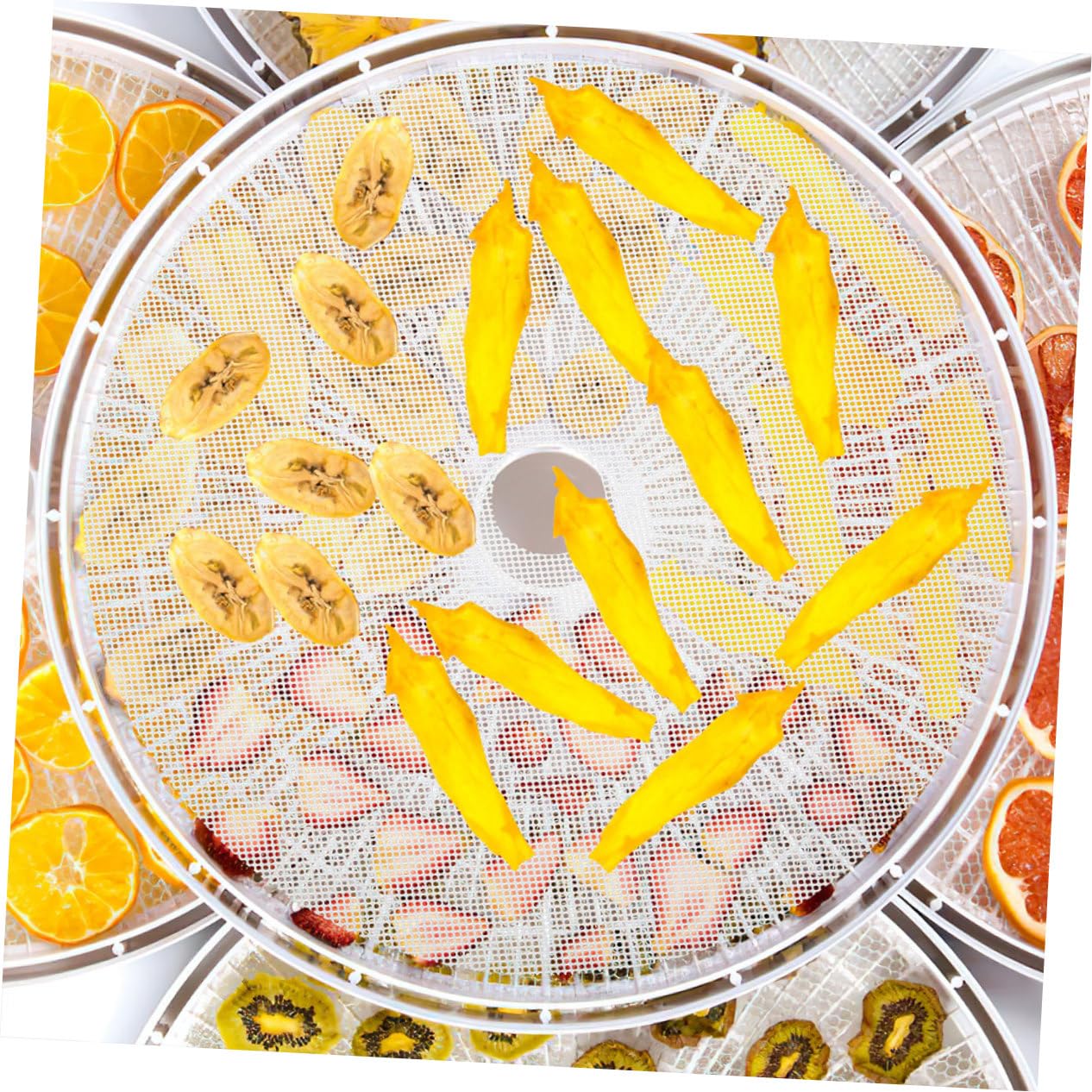 Cabilock 5 Juegos Alfombrilla Secadora De Frutas Food Dehydrator Fuerza Deshidratando Manzana Aparato Almohadillas Deshidratadoras Forro Para Secador De Alimentos Gel De Sílice 2 Piezas * 5