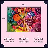 Vista 5 de Rompecabezas de Elena Essex 1000 Piezas para Adultos - Rueda de Otoño Rompecabezas de Otoño Rompecabezas de 1000 Piezas Rompecabezas de Setas