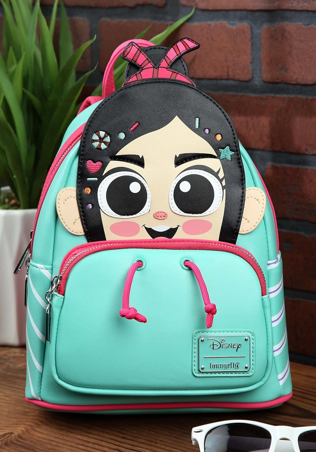 Loungefly Disney Wreck-It Ralph Vanellope Cosplay Womens Double Strap Shoulder Bag Purse