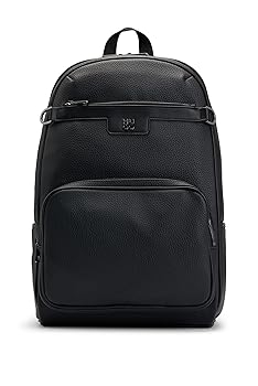 【関税込み】BOSS ブラック フェイクレザー ロゴ バックパック 楽天市場】HUGO BOSS ヒューゴボス バックパック Zair_Backpack