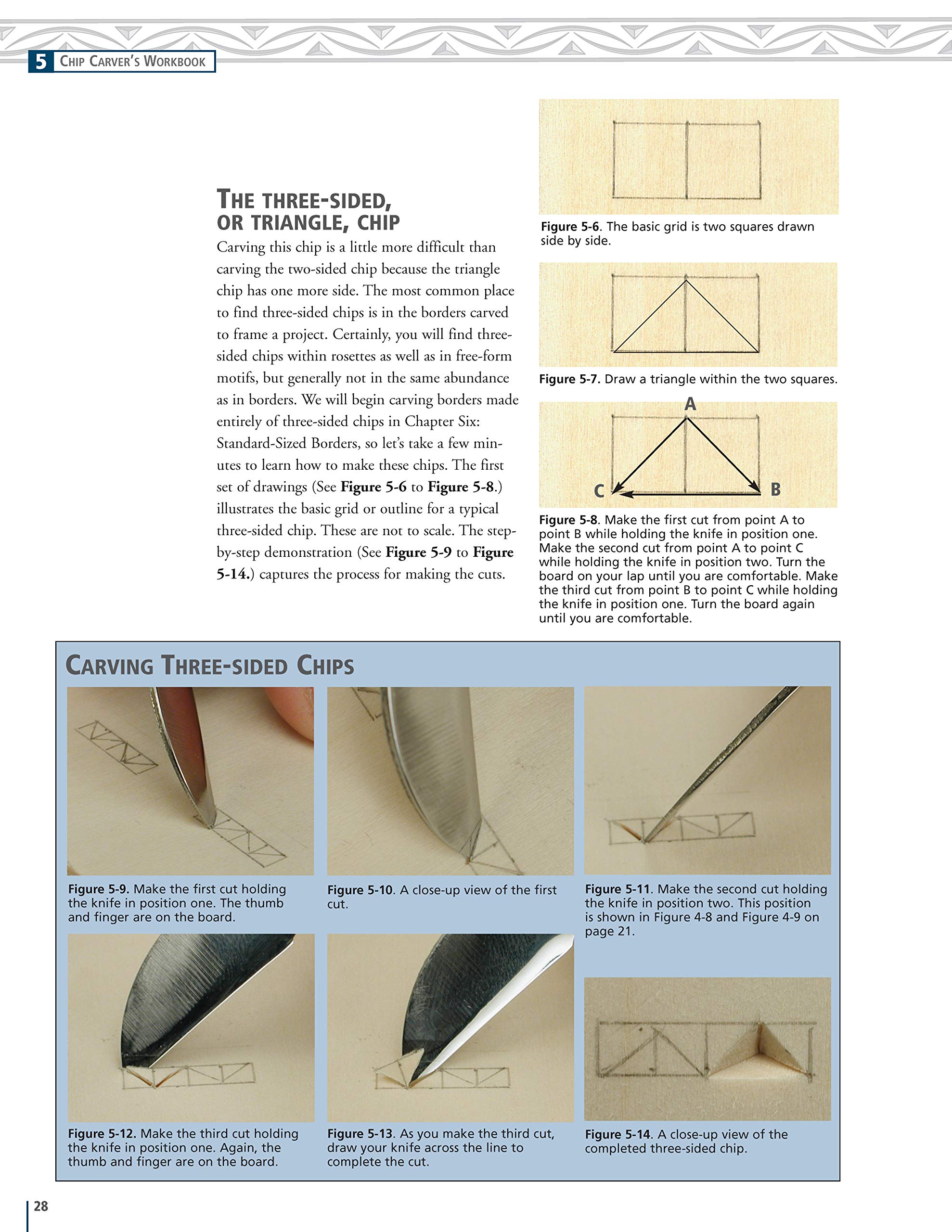 Chip Carver's Workbook: Teach Yourself with 7 Easy & Decorative Projects (Fox Chapel Publishing) Learn Step-by-Step: Tools, Techniques, Lettering, & Finishing for Beginners, with How-To Photos - Image 4