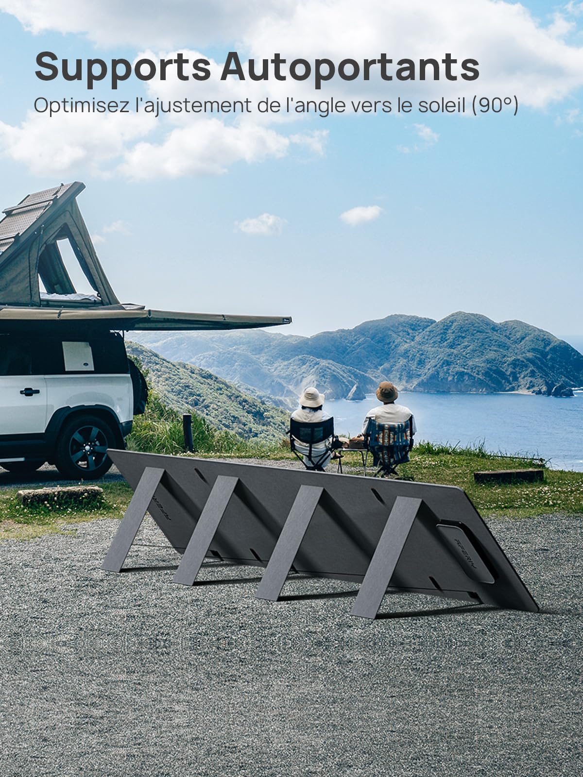 AFERIY Generateur Electrique Portable 2400W avec Panneau Solaire 200W, Batterie Nomade 2048Wh Generateur Electrique avec Panneau Solaire Pliable 200W, Station Electrique pour Camping/RV/Jardin
