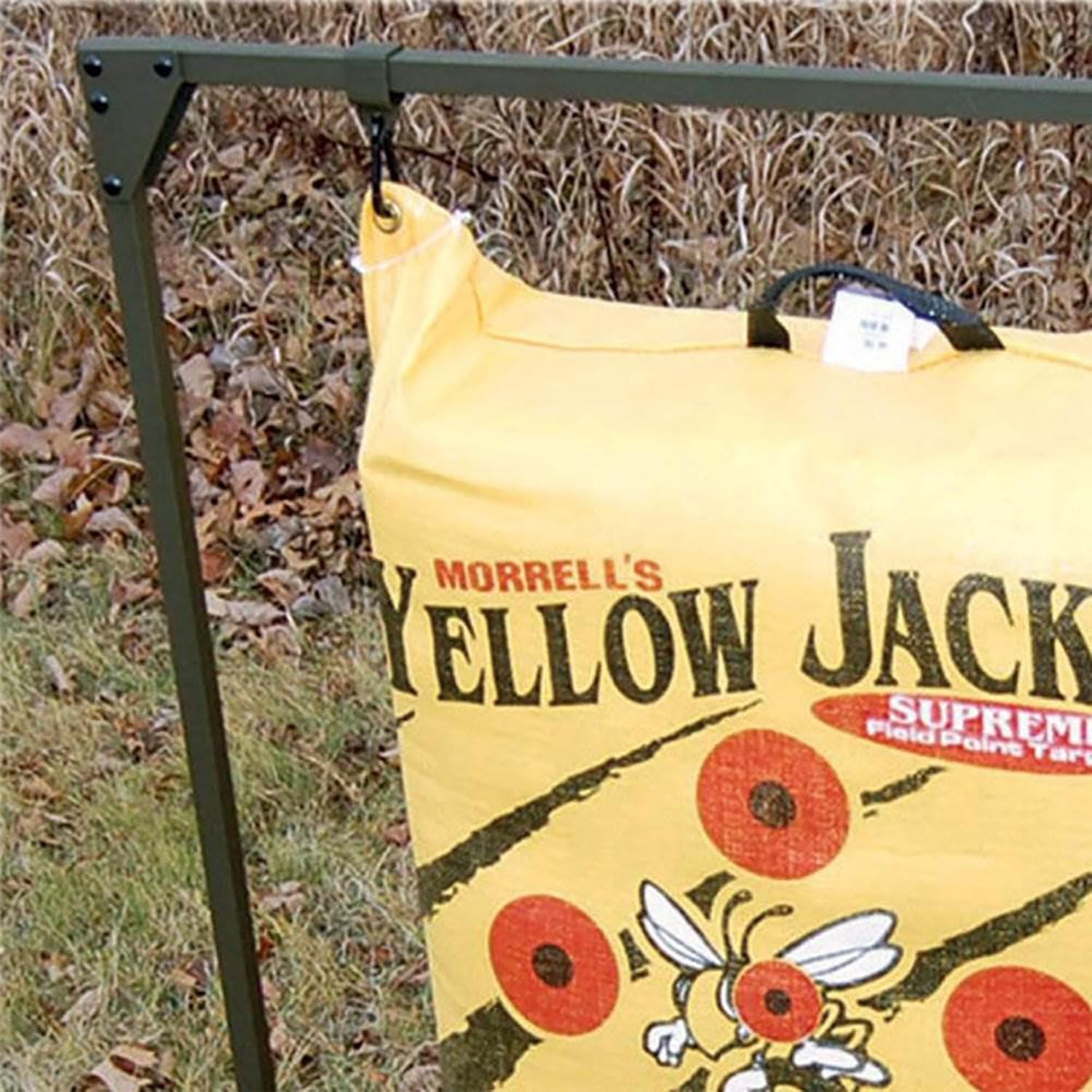 HME Products Bowhunting Archery Indoor/Outdoor Range Practice Shooting 30 Inch Bag Holder Target Stand with Stabilizer Pin and Raised Leg Design