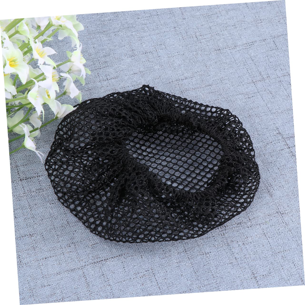 Housoutil 3 Sets Hochelastisches Haar Für Tanzbrötchen Satin-haarnetz Unsichtbares Haarnetz Für Ballettaufführungen 20 Stück * 3
