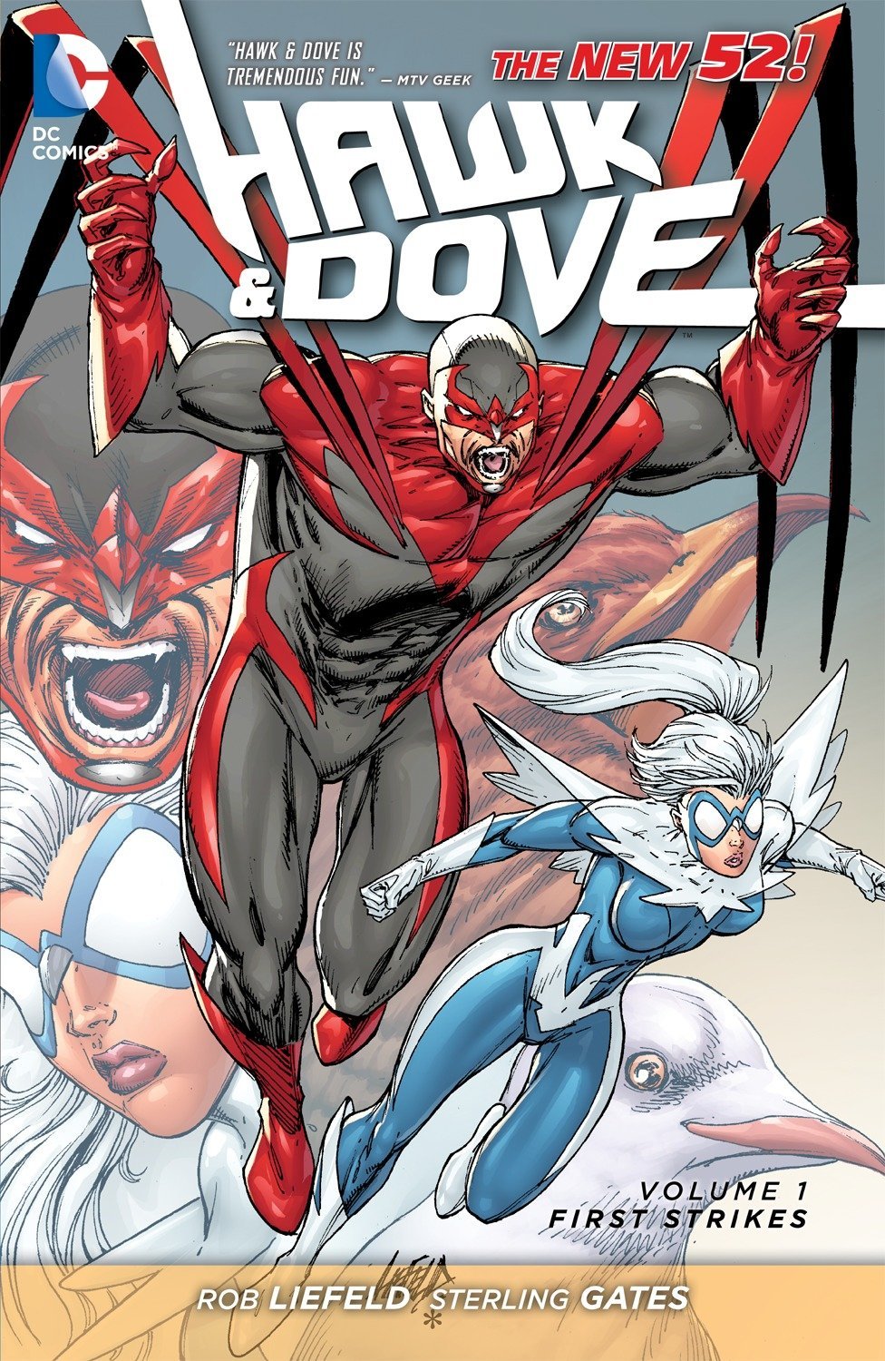 Amazon | Hawk and Dove Vol. 1: First Strikes (The New 52) (Hawk
