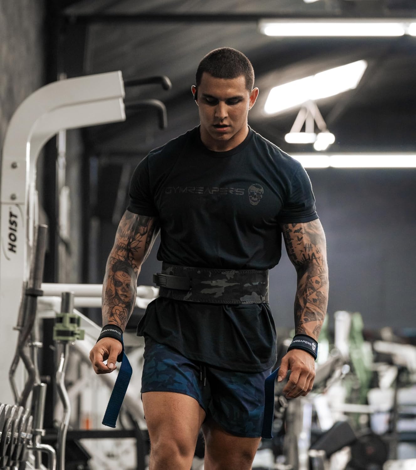 Gymreapers Moisture Wicking Short Sleeve T-Shirt for Men - Crew Neck Workout Shirts - Casual Gym Cotton Everyday Tee - Image 2