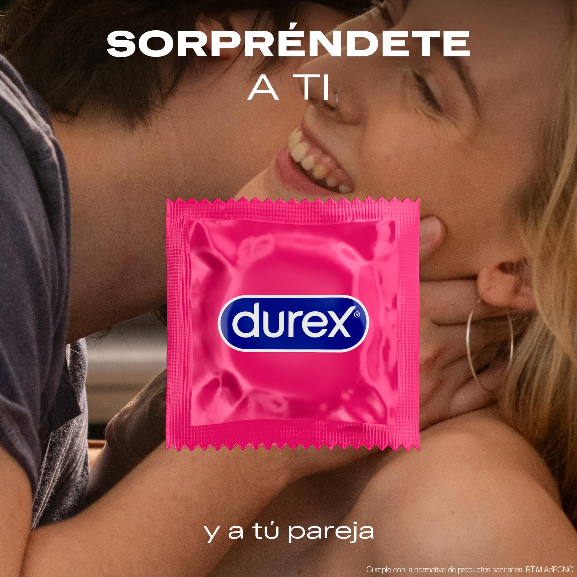 Durex Preservativos Dame Placer, Con Puntos y Estrías, Extra Lubricados,Forma Easy-On, 96 condones