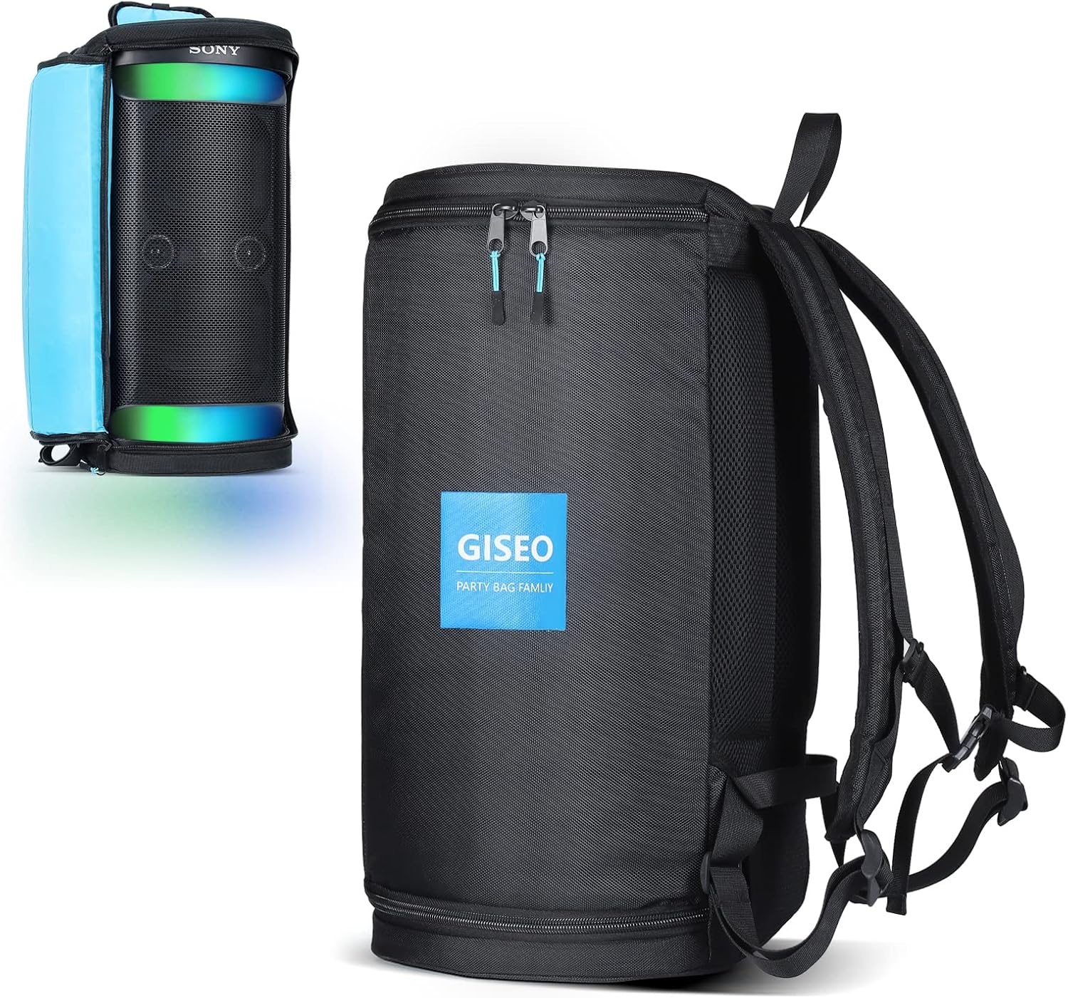 Speaker Bag Portable Speaker Backpack Travel Storage Case