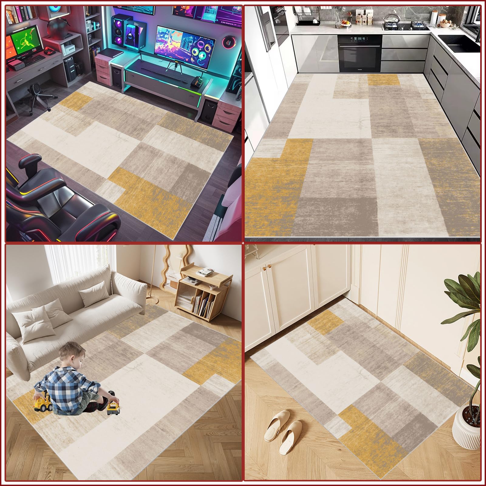 Tappeto Salvapavimento Tappeto Sedia Ufficio Antiscivolo 120 x 160 cm Ufficio Protettore del Pavimento Tappeto per Sedia con Ruote Tappeto Sedia Gaming Pavimenti per Parquet e Pavimenti Duri