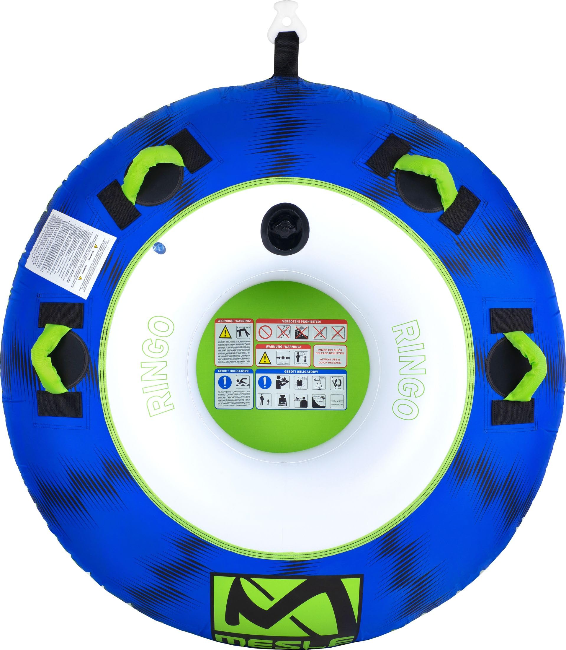 Mesle Bouée Tractée Ringo 1 Place, Gonflable Bouée Bateau & Jet Ski Nautique