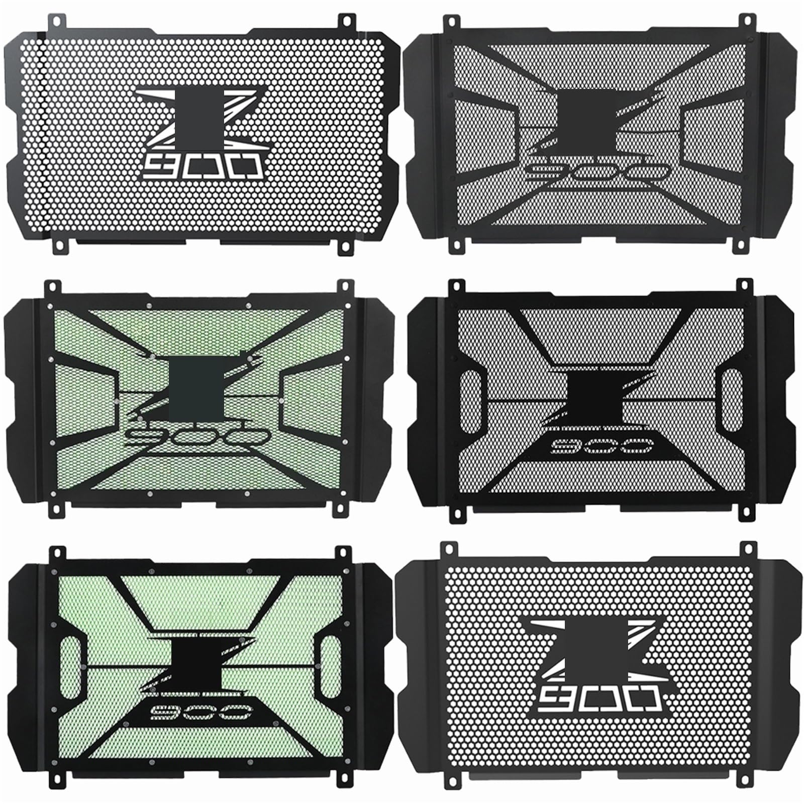Accessori for motociclette Griglia di Protezione del radiatore Coperchio della griglia di Raffreddamento del Serbatoio dell'Acqua Protezione della Cornice Compatibile con Z900 2025 2024 2023