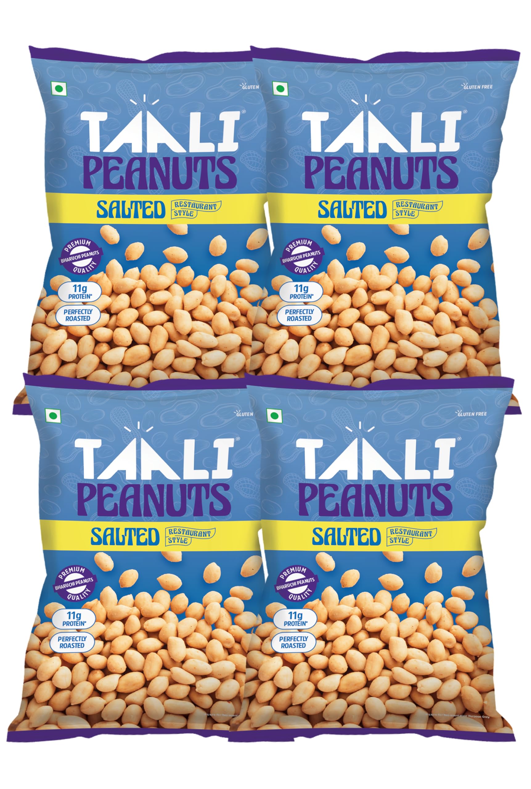 Taali Roasted Peanuts - Salted Peanuts |Crunchy Healthy Snacks | No Trans Fat, Gluten free, Roasted Not Fried (Pack of 4 x 150 gms)(weight may vary) (B0B5Y222DQ) Amazon Price History, Amazon Price Tracker