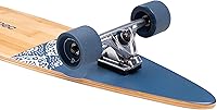 Vista 49 de Retrospec Zed Cruiser & Pintail Longboard Skateboard Complete – Bamboo & Canadian Maple Wood Cruiser con camiones Kingpin reversa